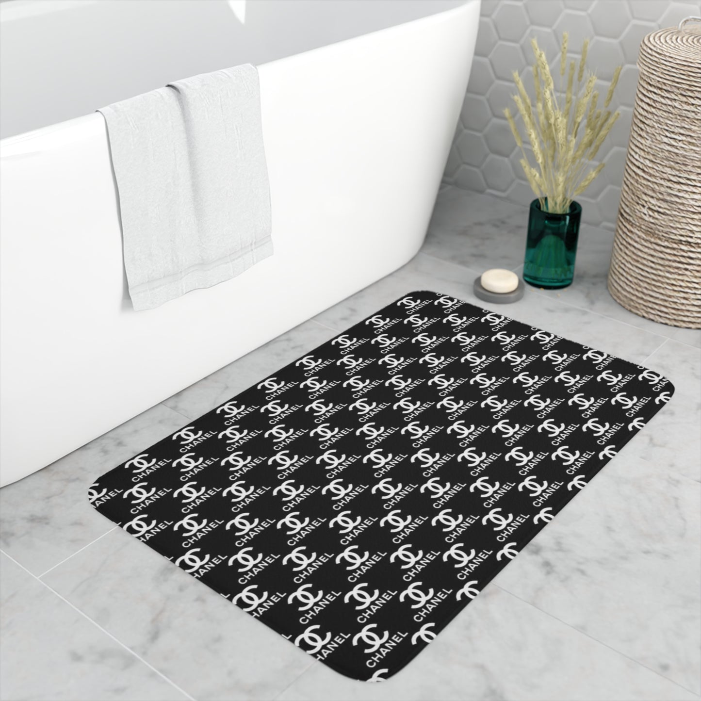 Double C Memory Foam Bath Mat