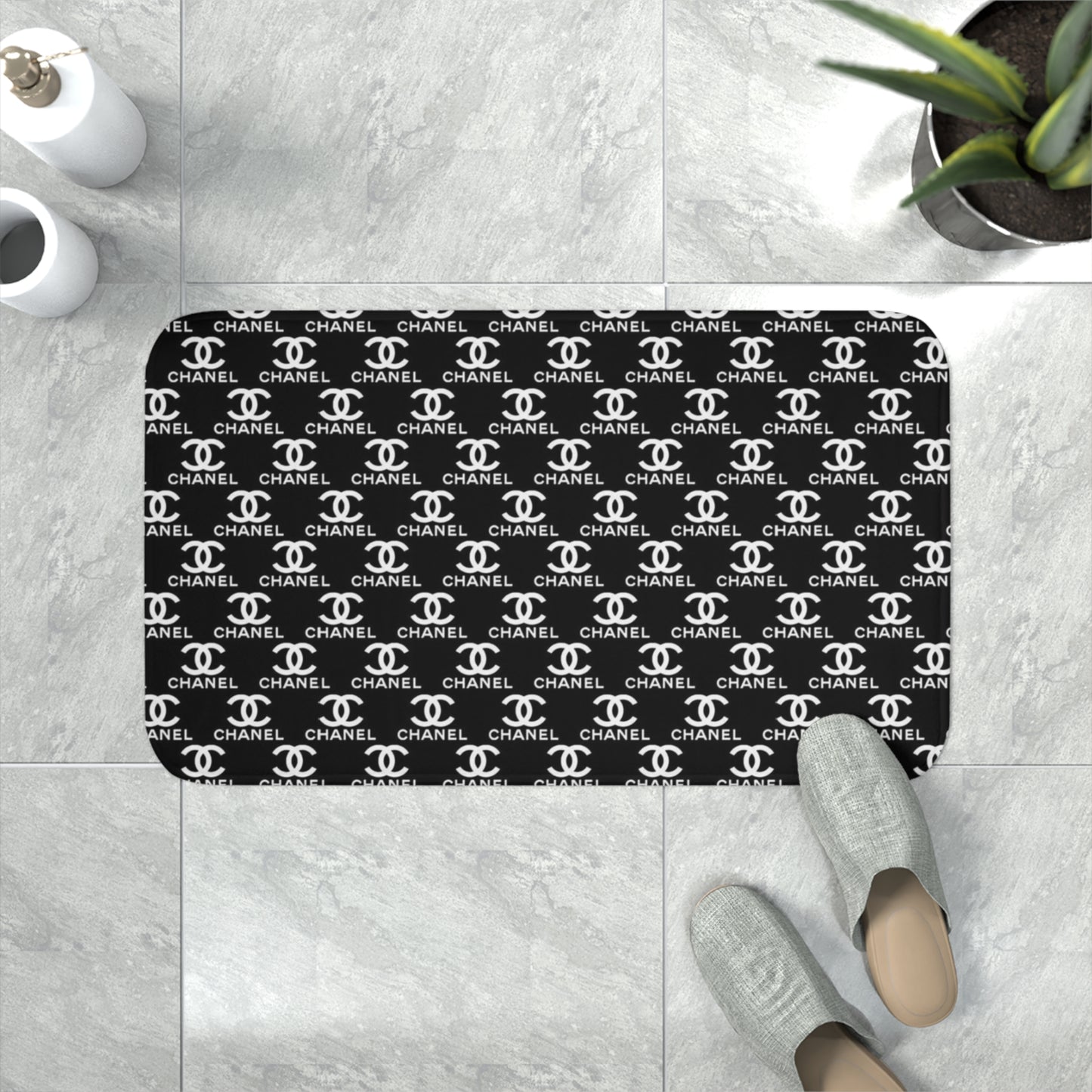 Double C Memory Foam Bath Mat