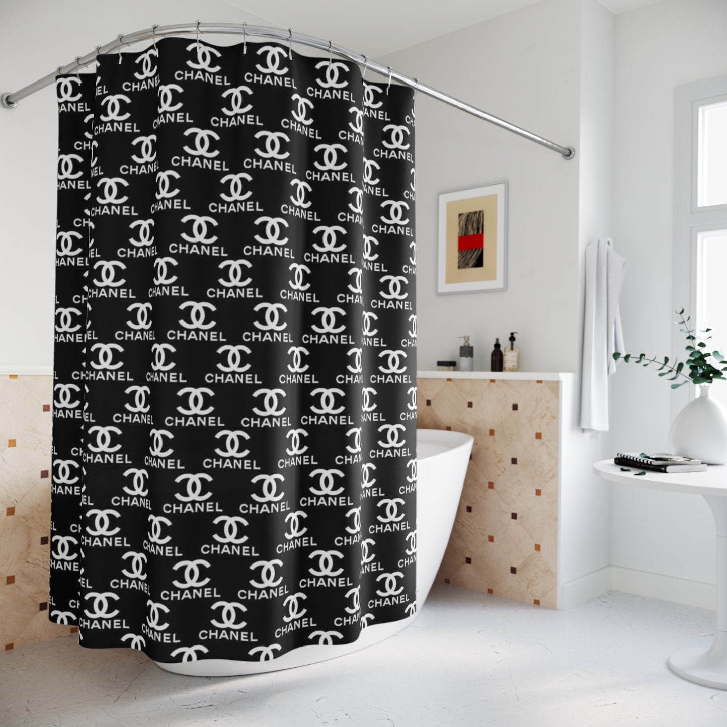 Double C Shower Curtain