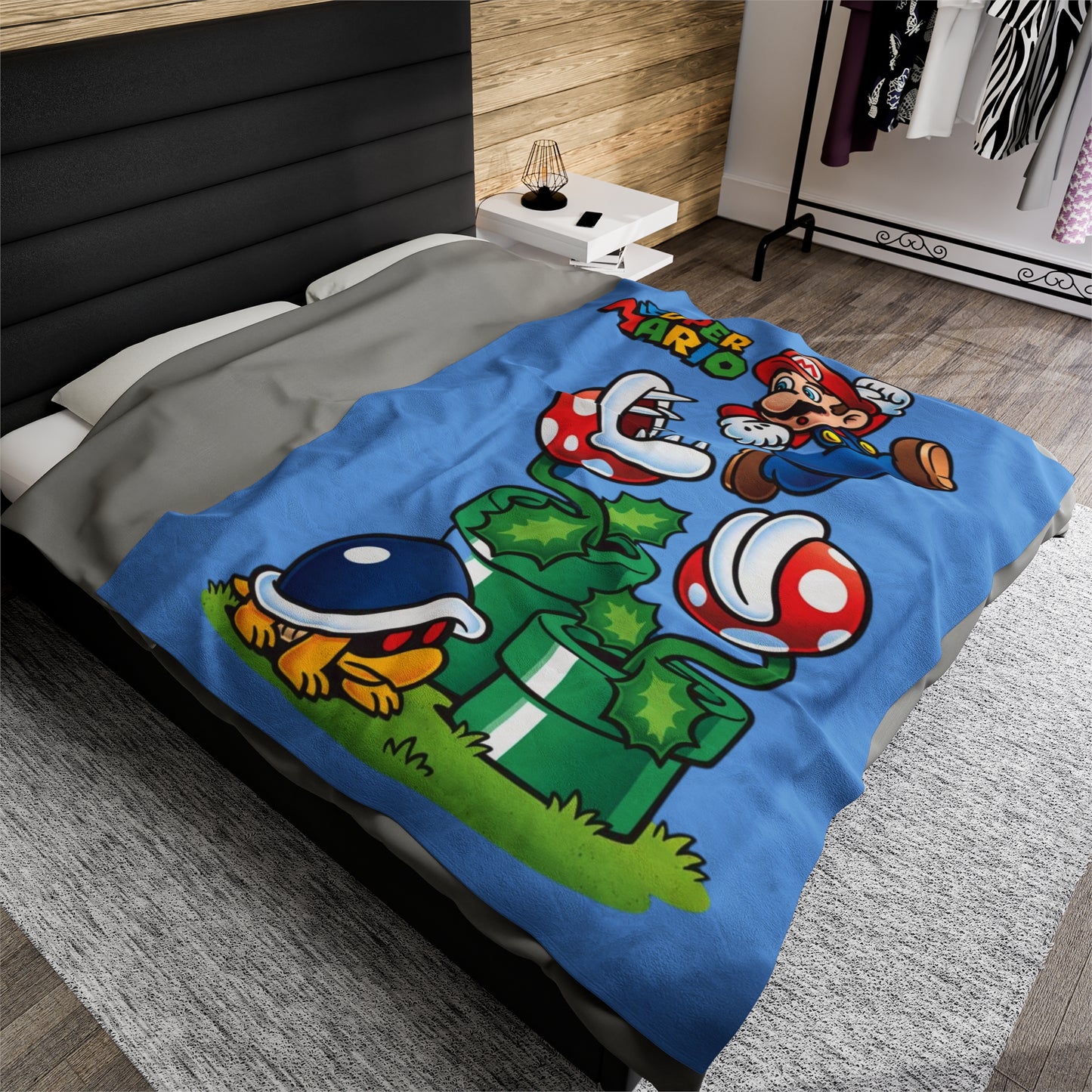 Mario Bro's Plush Blanket