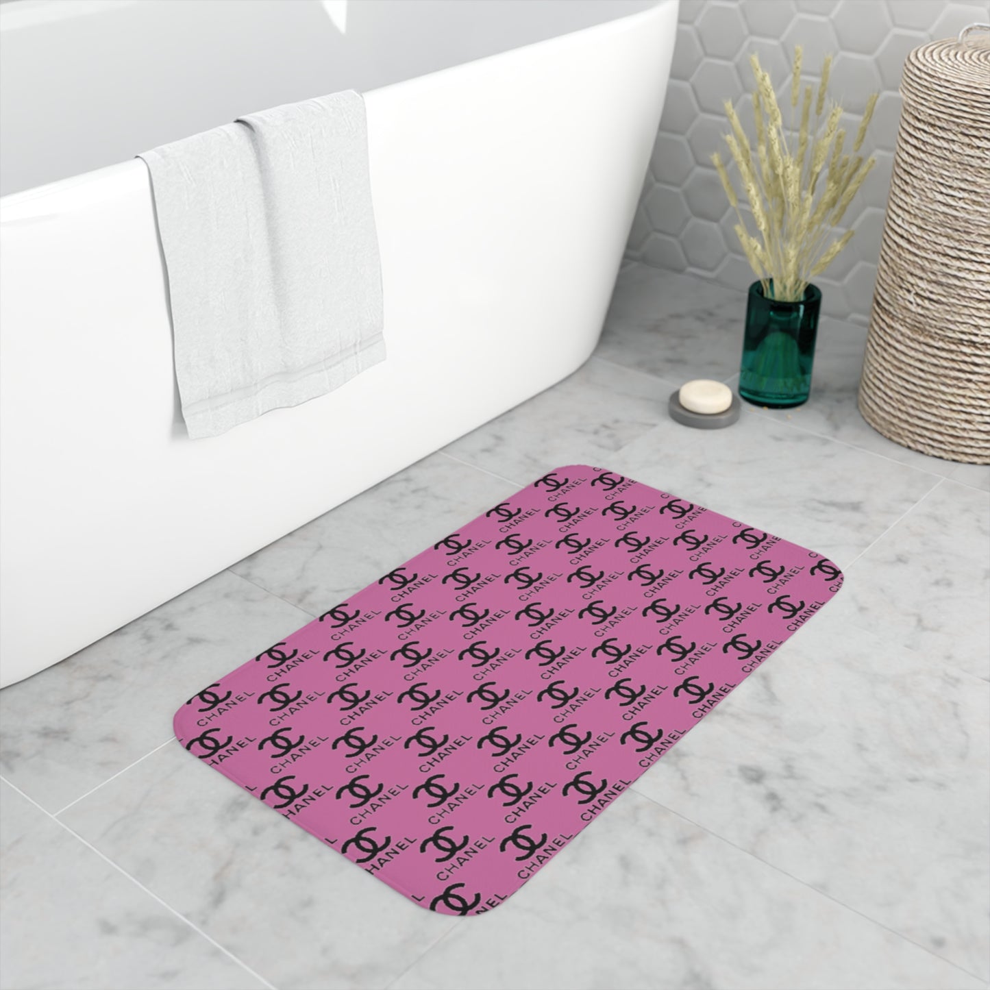 Double C Memory Foam Bath Mat