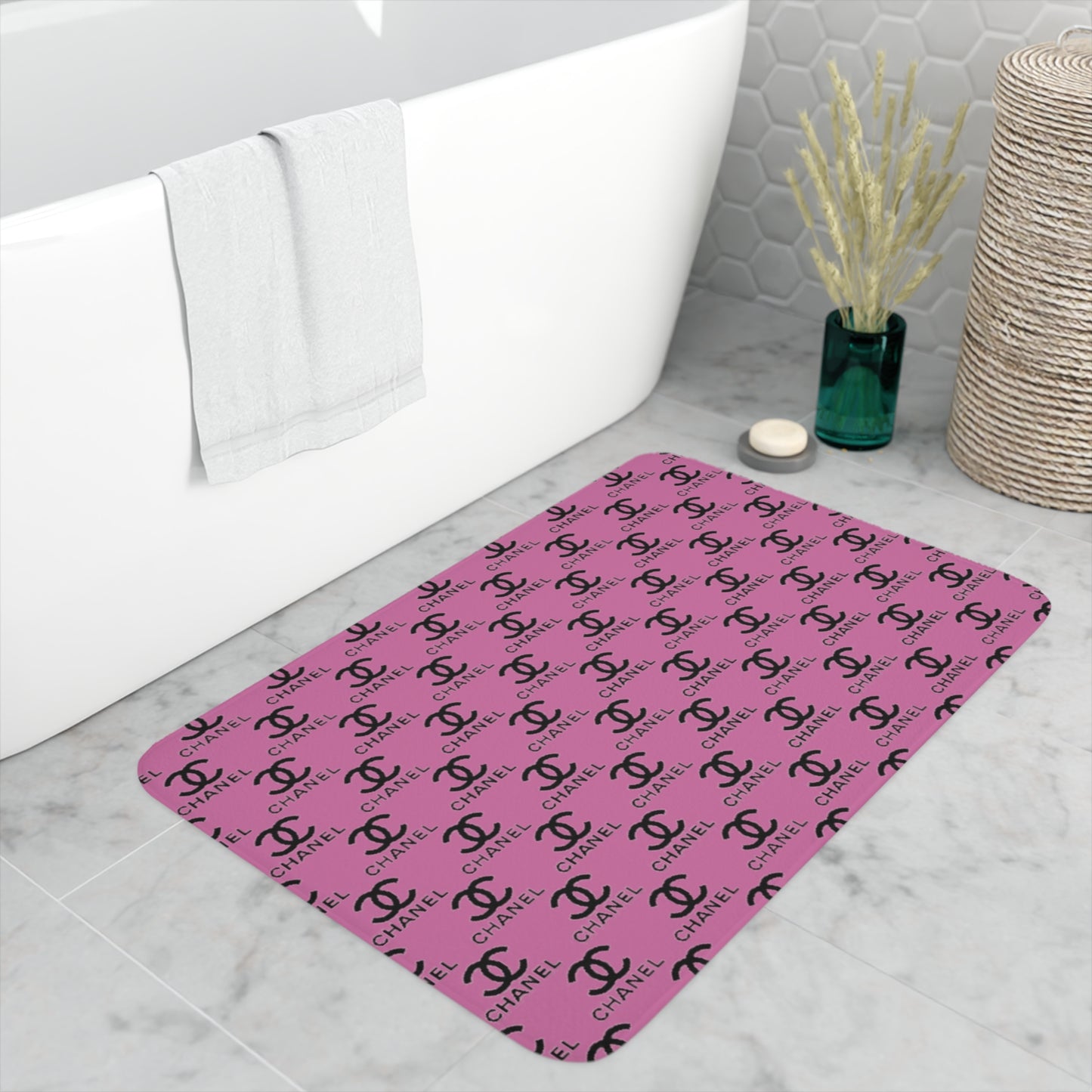 Double C Memory Foam Bath Mat