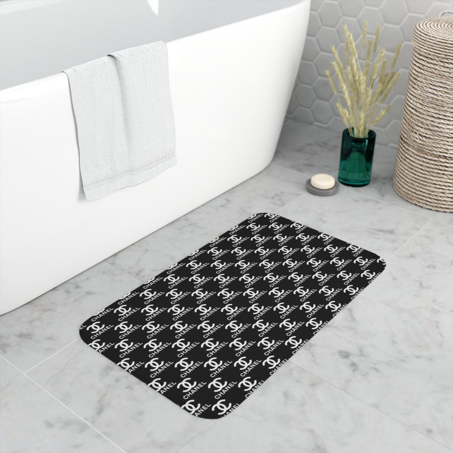 Double C Memory Foam Bath Mat