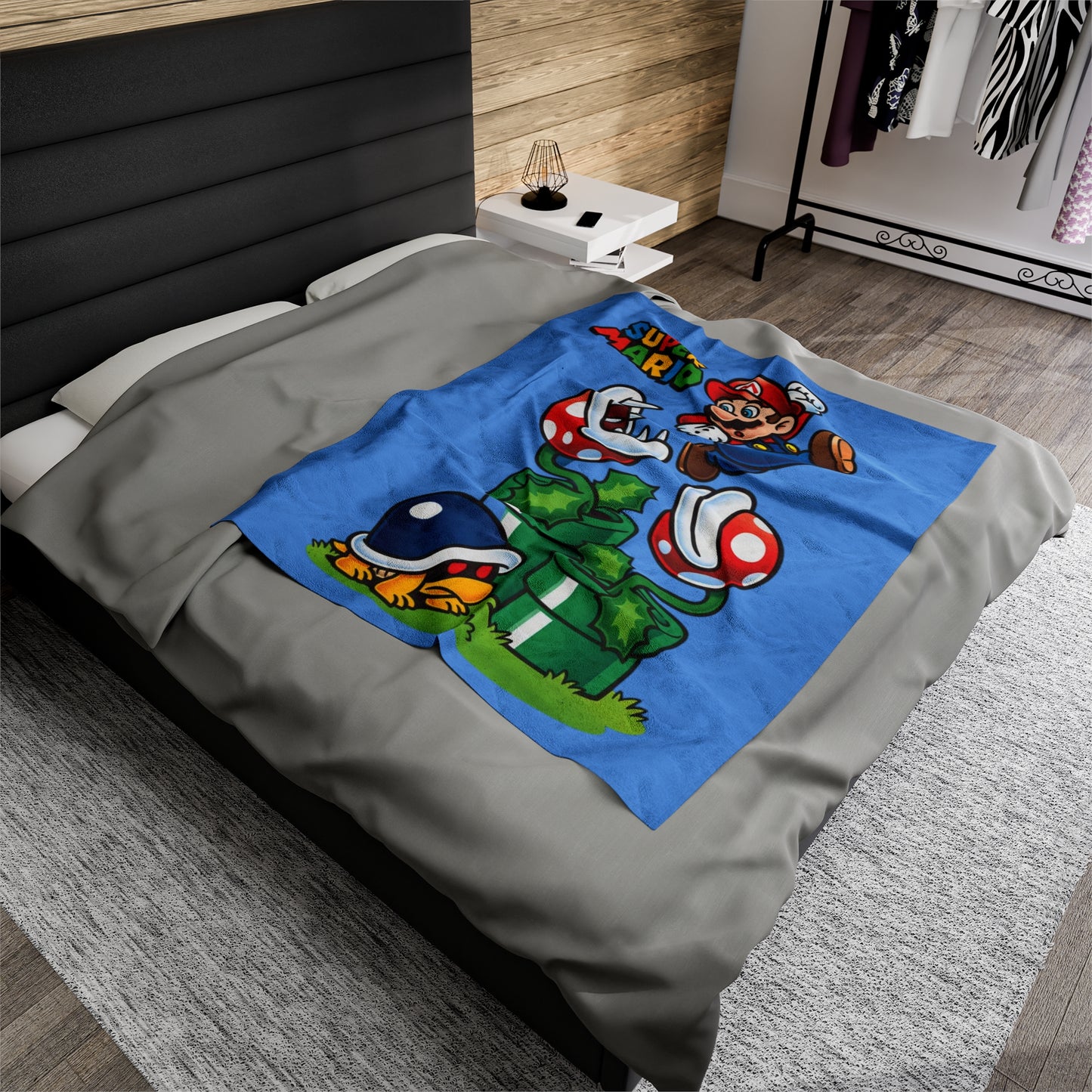 Mario Bro's Plush Blanket