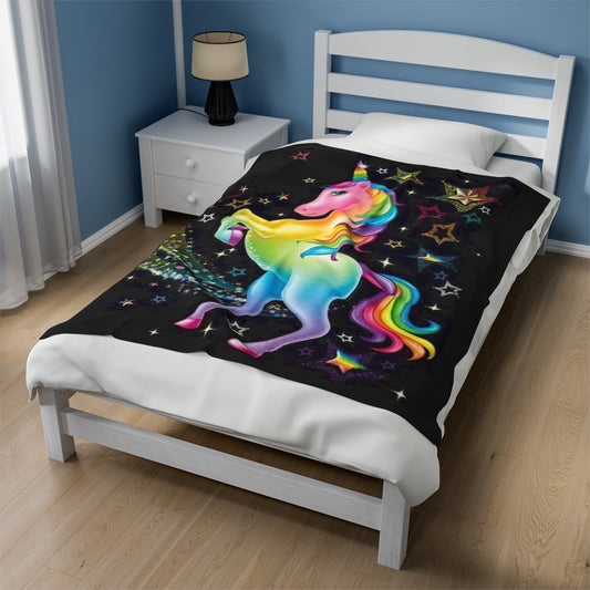 Unicorn Plush Blanket