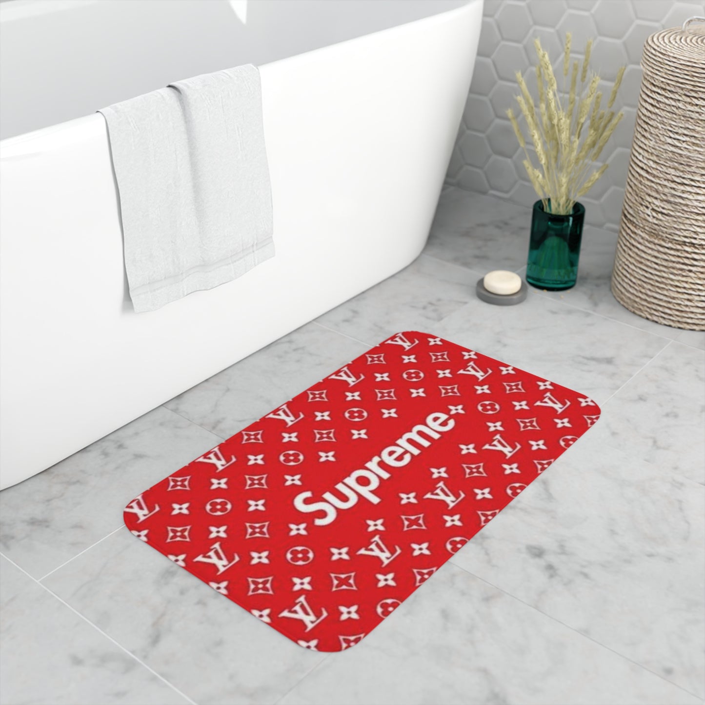 Designer Memory Foam Bath Mat