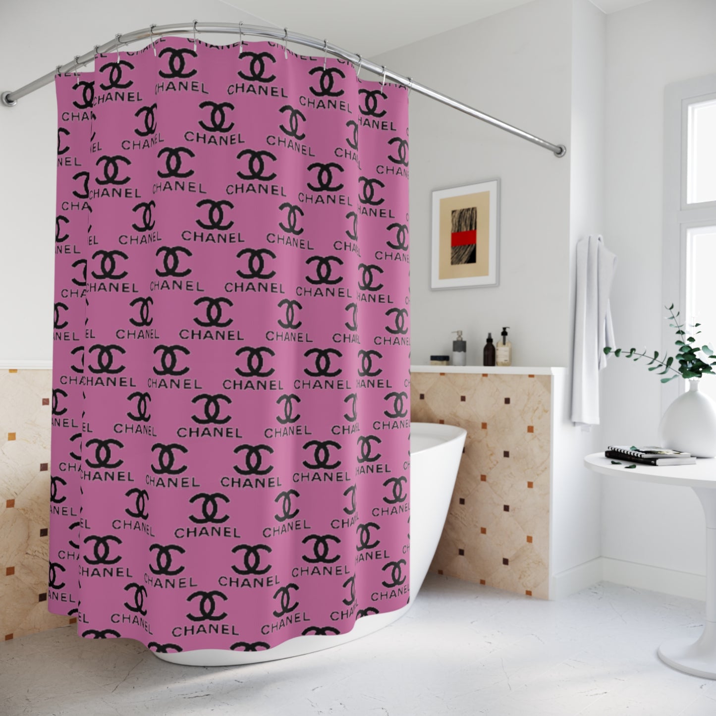 Double C Shower Curtain