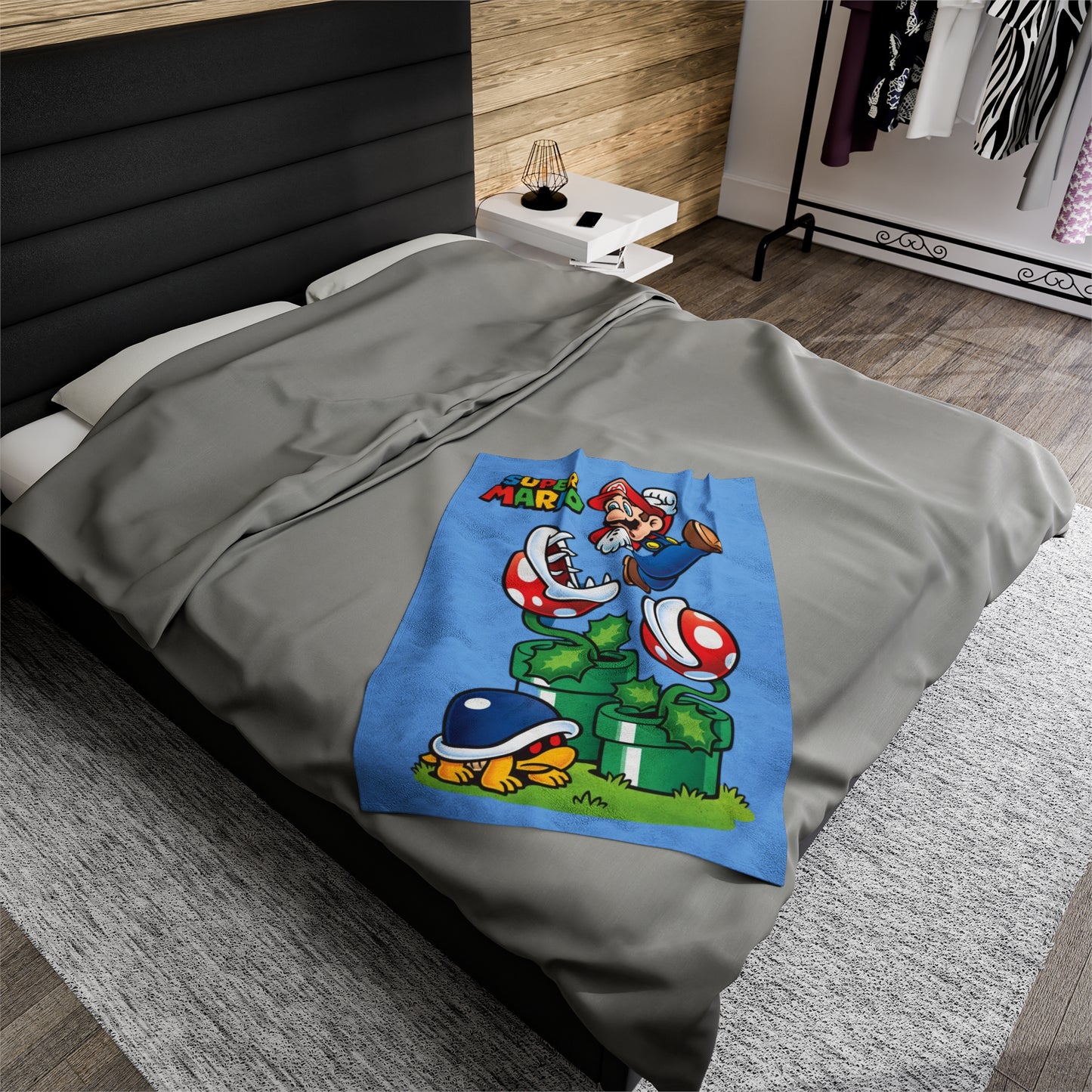 Mario Bro's Plush Blanket