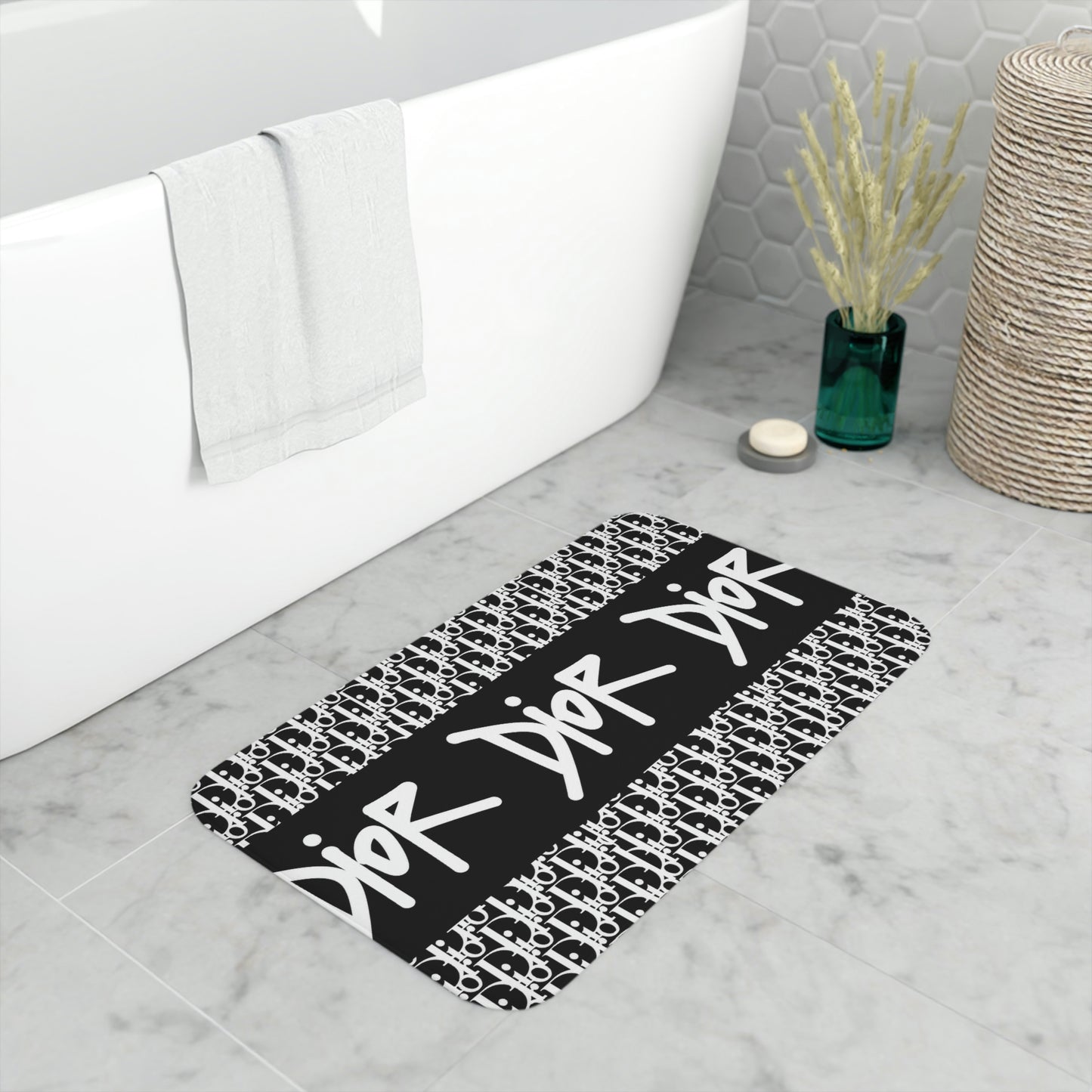 Designer Memory Foam Bath Mat