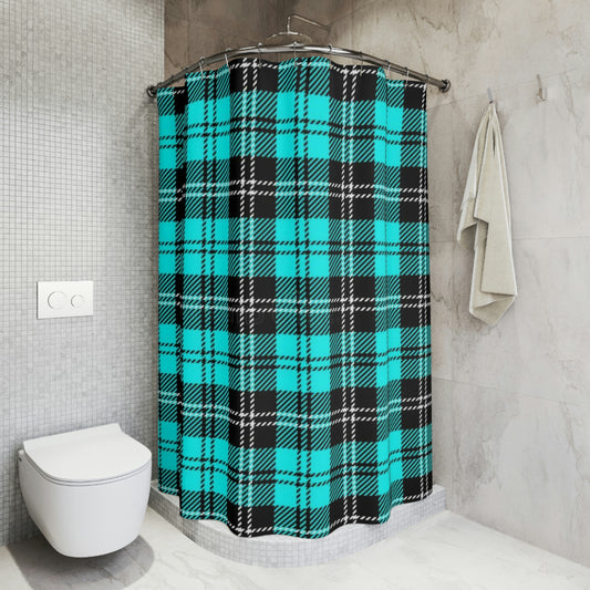 Aqua Shower Curtain