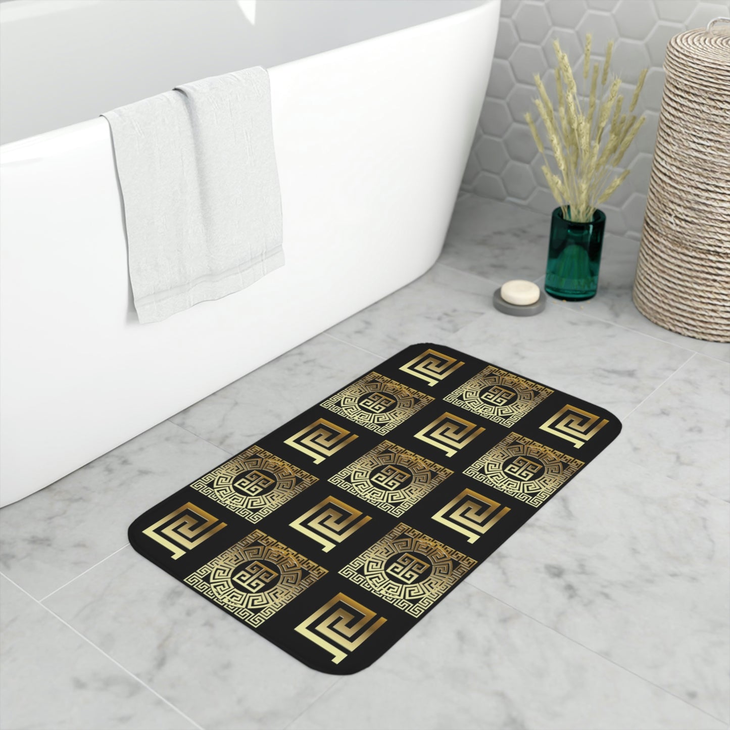 Greek Memory Foam Bath Mat