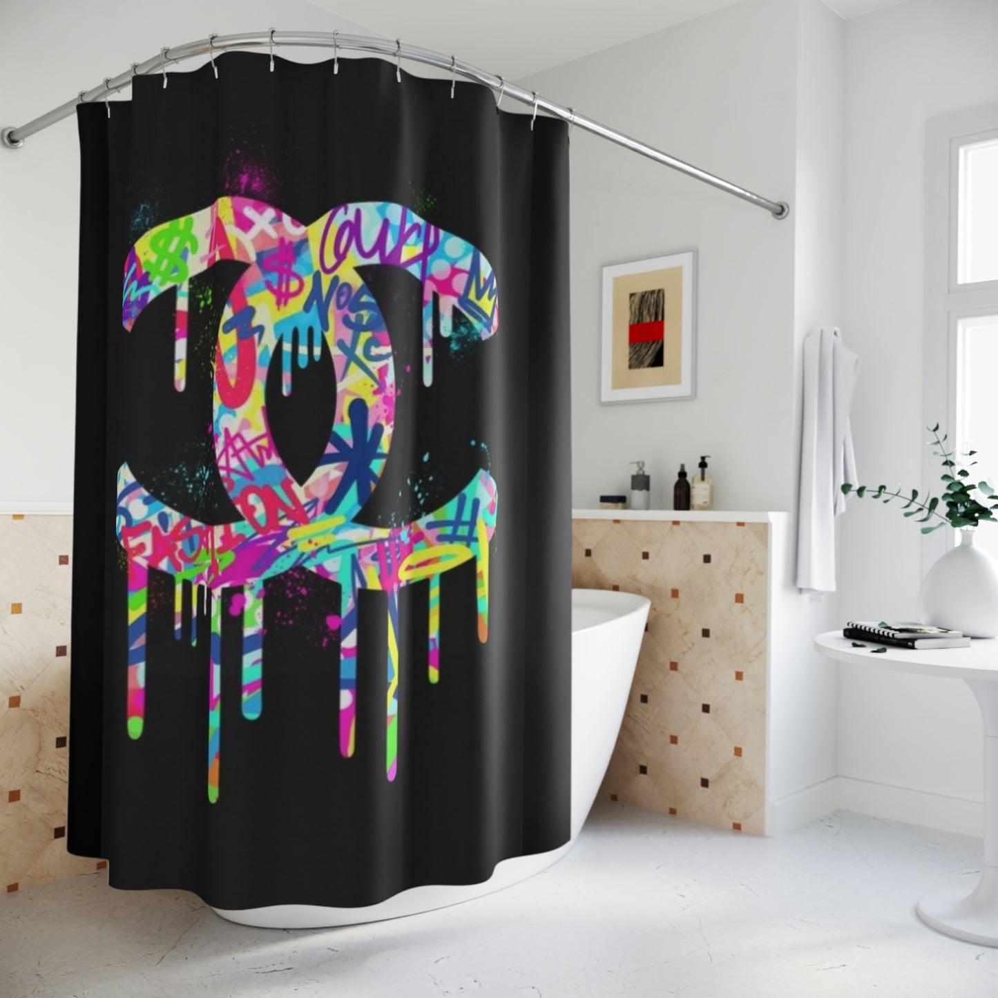 Double C Shower Curtain