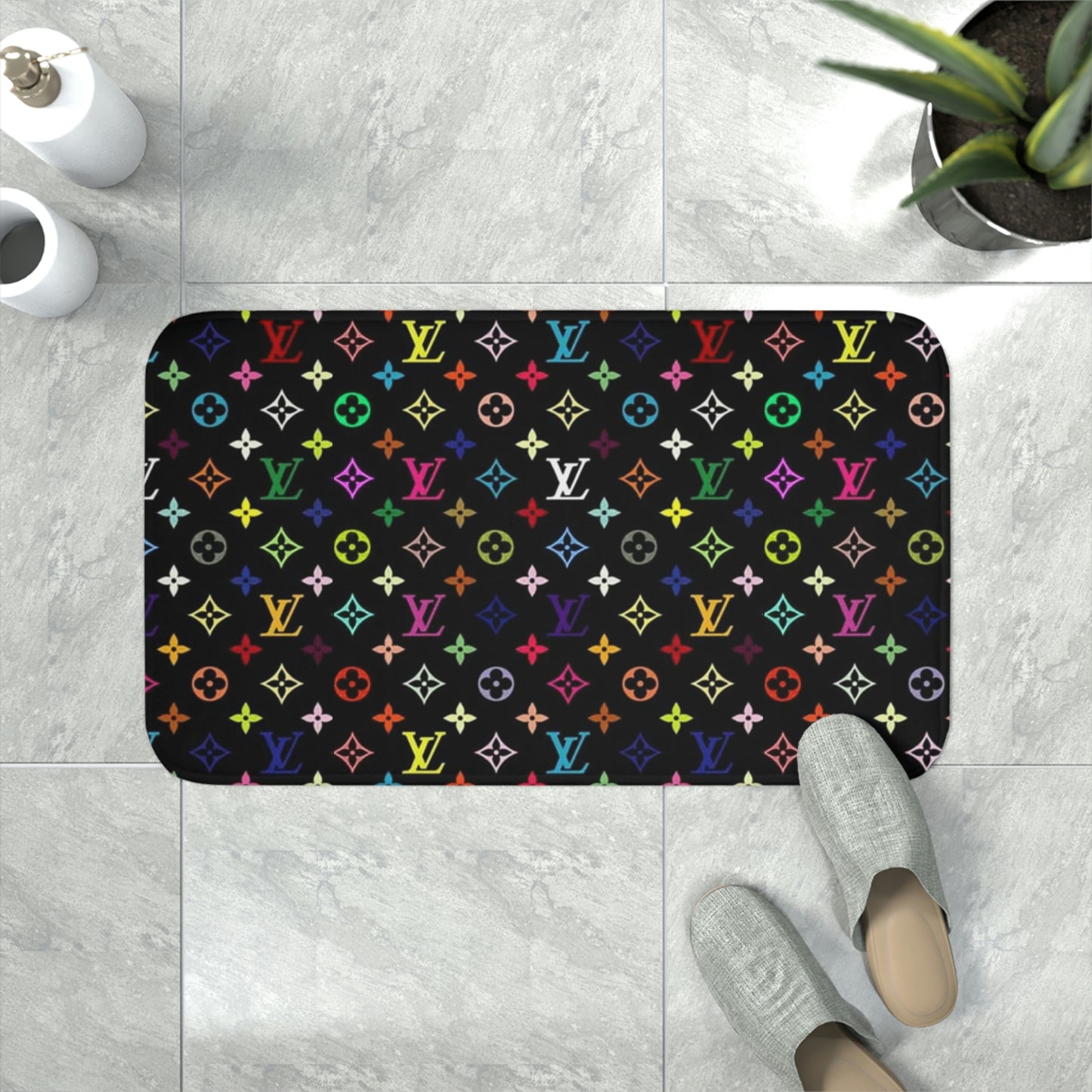 Designer Memory Foam Bath Mat