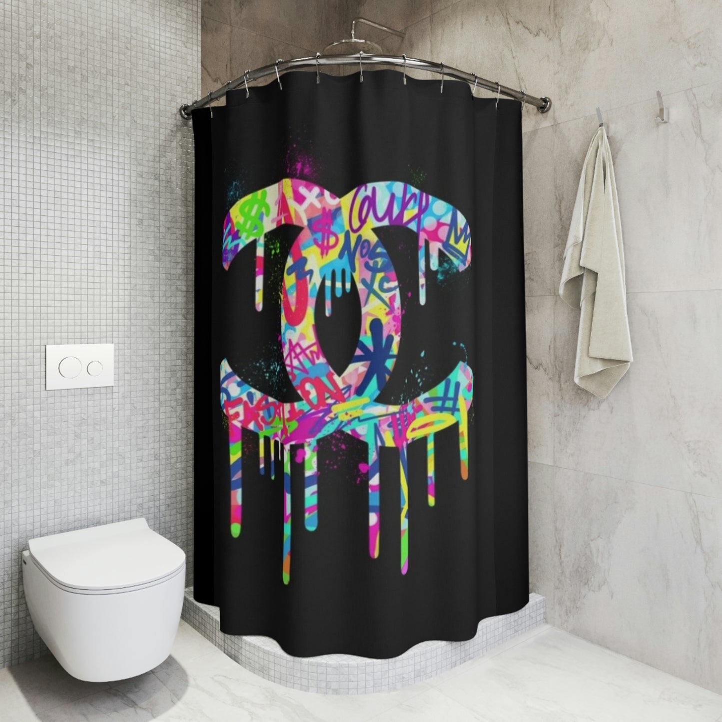 Double C Shower Curtain