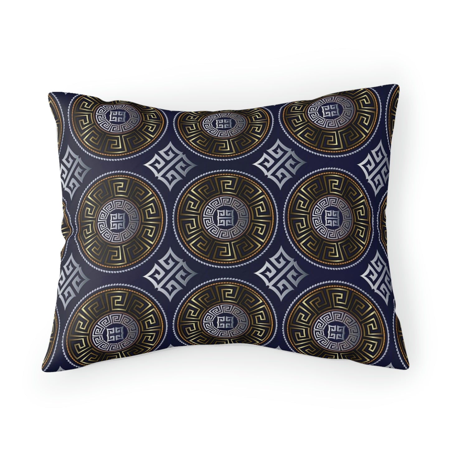 Blue & Gold Pillow Sham