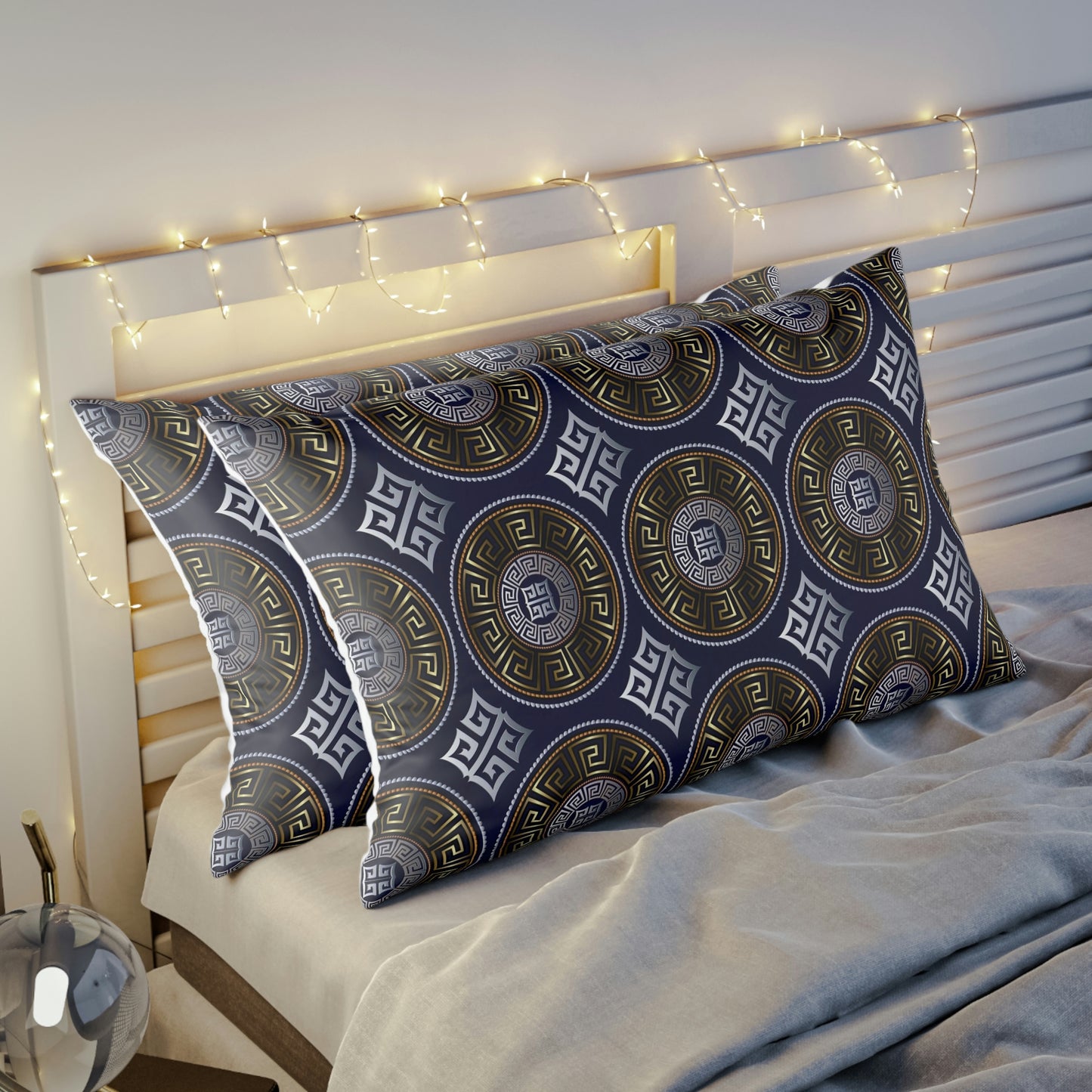 Blue & Gold Pillow Sham