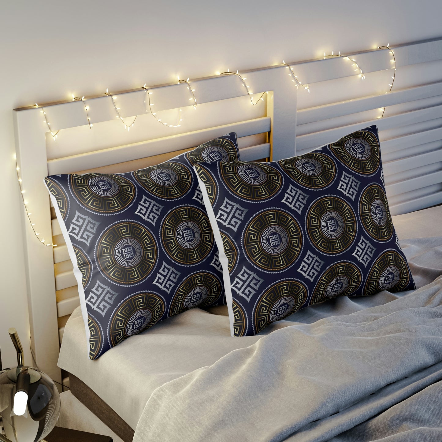 Blue & Gold Pillow Sham