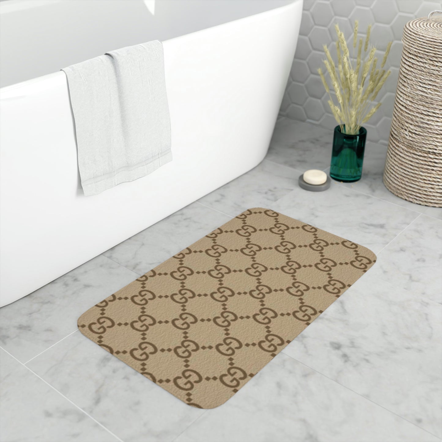 Designer Memory Foam Bath Mat